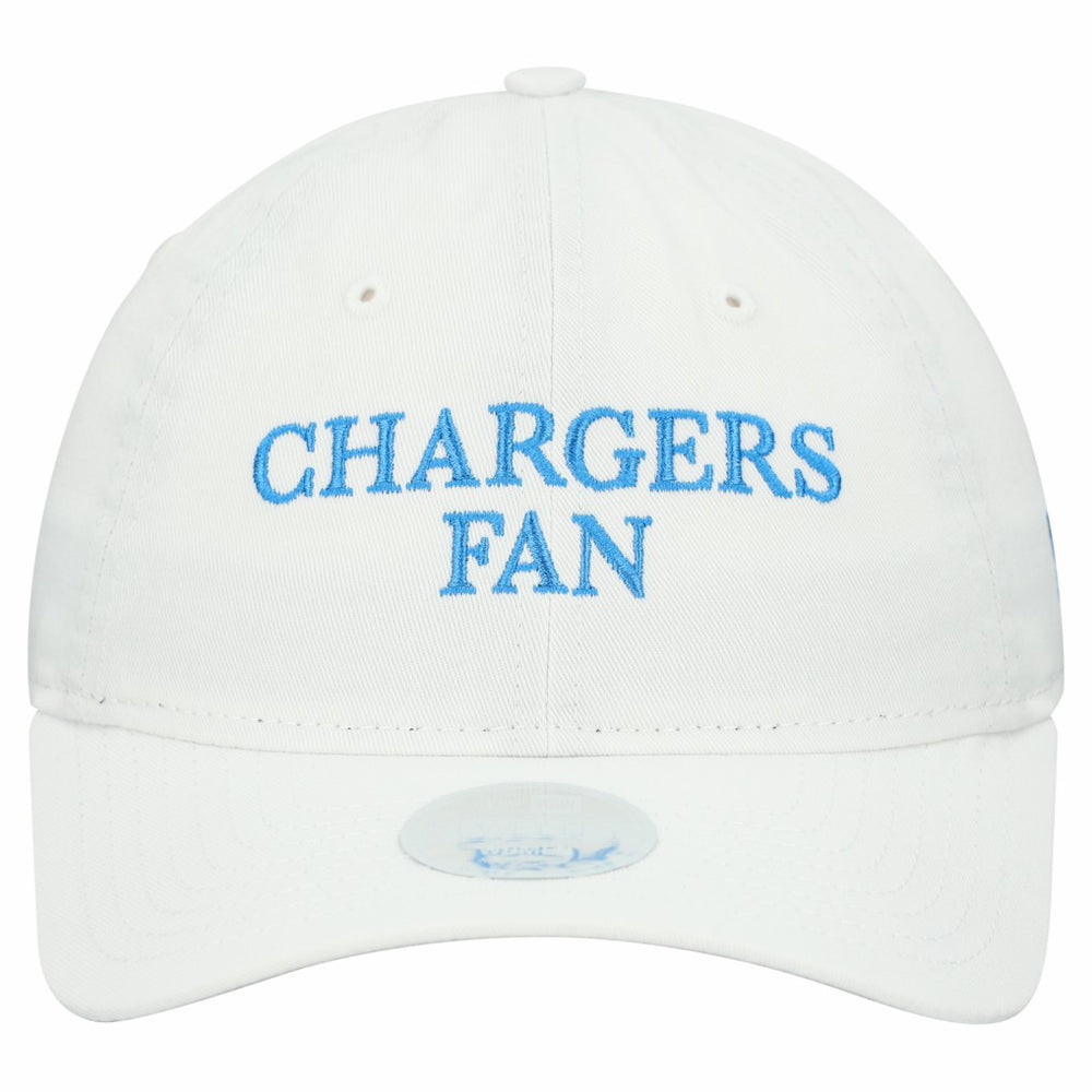 Los Angeles Chargers New Era Women's Team Fan 9TWENTY Adjustable Hat White | NFL