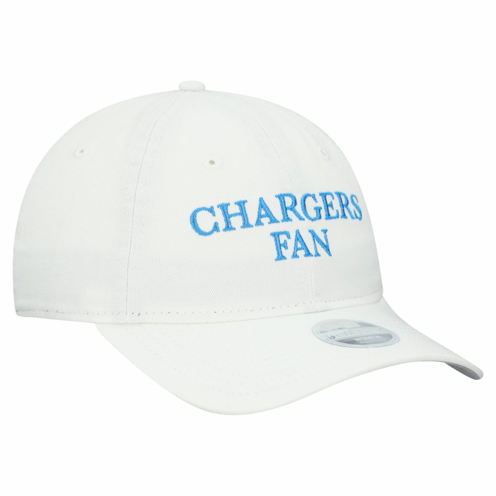 Los Angeles Chargers New Era Women's Team Fan 9TWENTY Adjustable Hat White | NFL