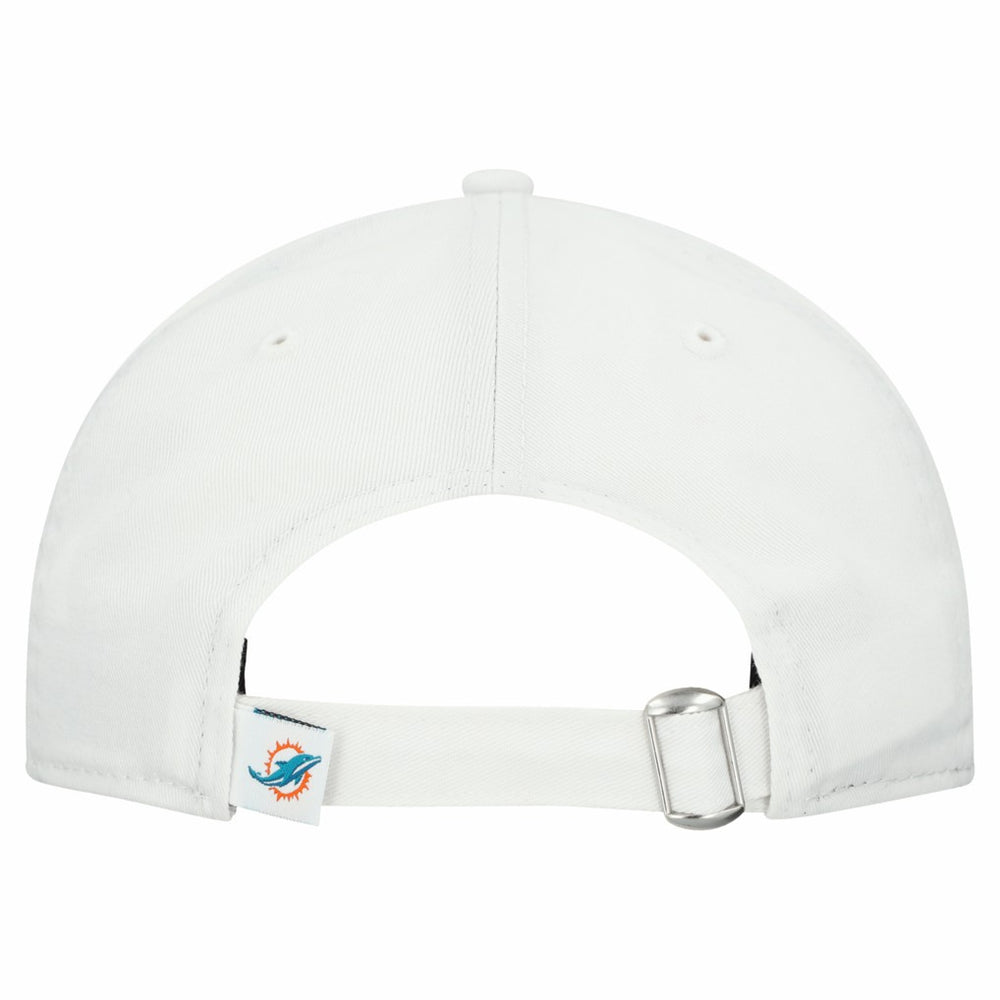 Miami Dolphins New Era Women's Team Fan 9TWENTY Adjustable Hat White | NFL