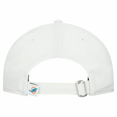 Miami Dolphins New Era Women's Team Fan 9TWENTY Adjustable Hat White | NFL