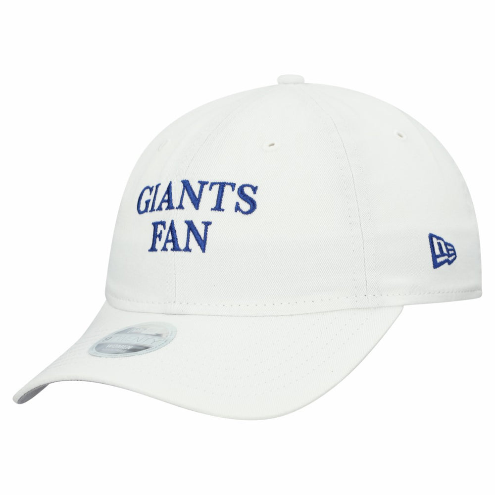 New York Giants New Era Women's Team Fan 9TWENTY Adjustable Hat White | NFL