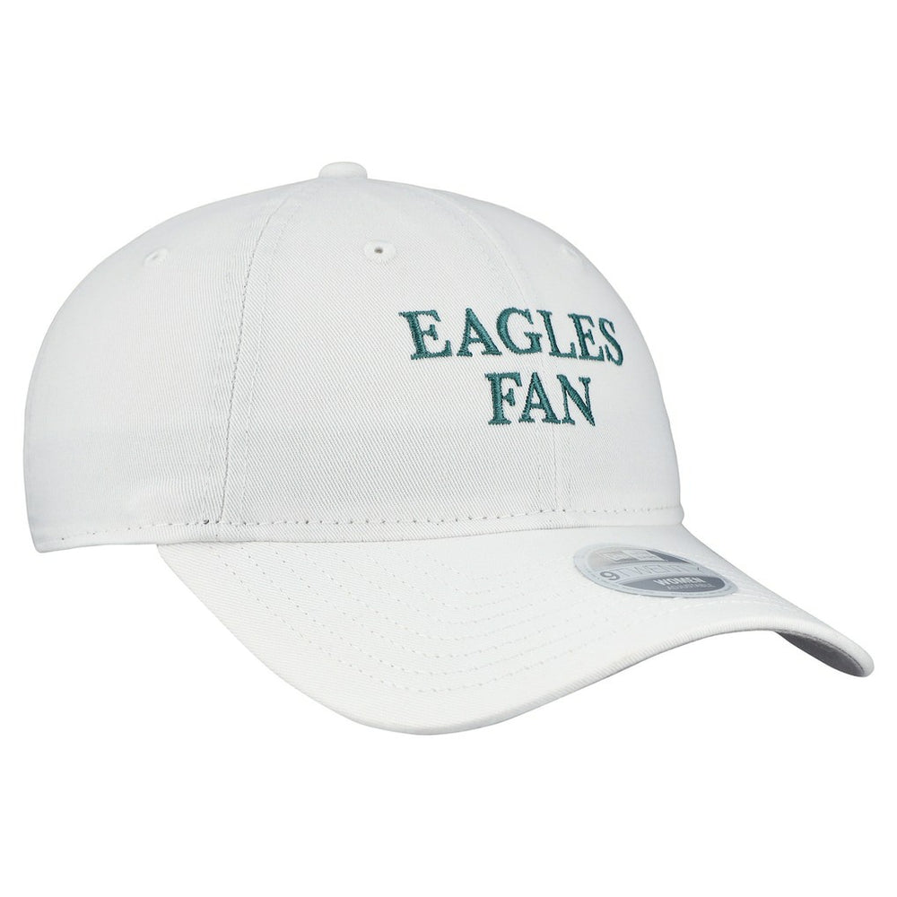 Philadelphia Eagles New Era Women's Team Fan 9TWENTY Adjustable Hat White | NFL