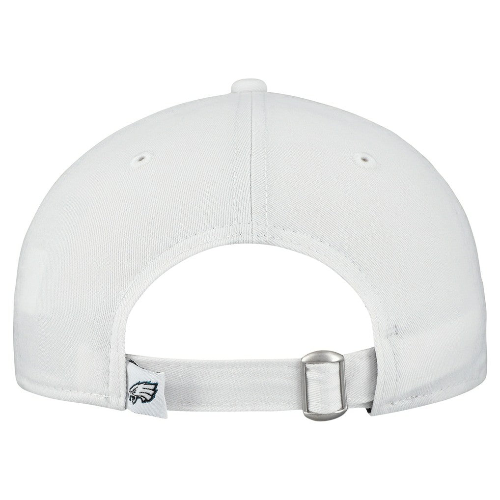Philadelphia Eagles New Era Women's Team Fan 9TWENTY Adjustable Hat White | NFL