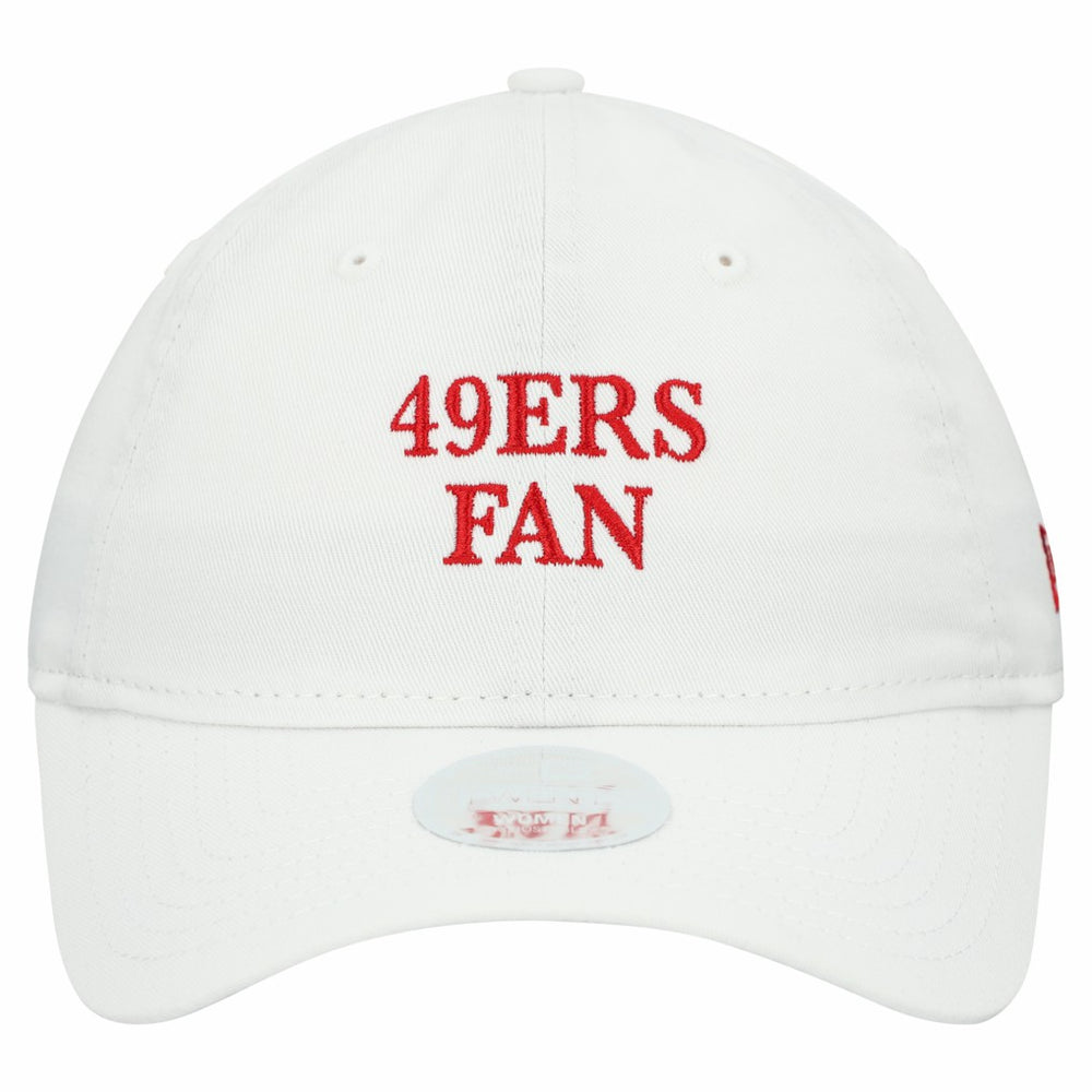 San Francisco 49ers New Era Women's Team Fan 9TWENTY Adjustable Hat White | NFL