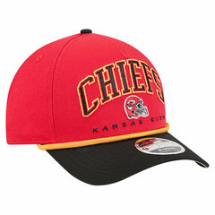 Kansas City Chiefs New Era Arch COOLERA 9FORTY A-Frame M-Crown Adjustable Hat Red | NFL