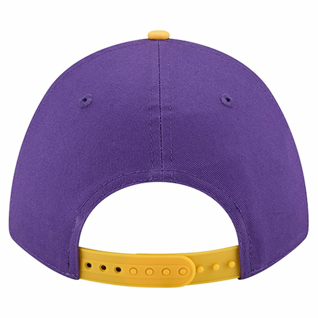 Minnesota Vikings New Era Arch COOLERA 9FORTY A-Frame M-Crown Adjustable Hat Purple | NFL