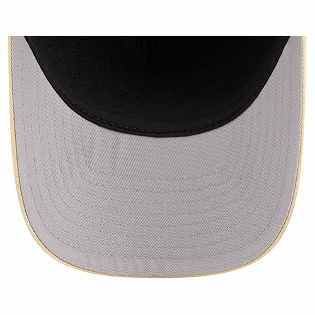 New Orleans Saints New Era Arch COOLERA 9FORTY A-Frame M-Crown Adjustable Hat Black | NFL