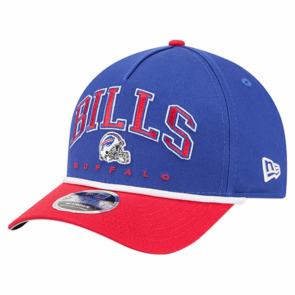 Buffalo Bills New Era Arch COOLERA 9FORTY A-Frame M-Crown Adjustable Hat Royal | NFL