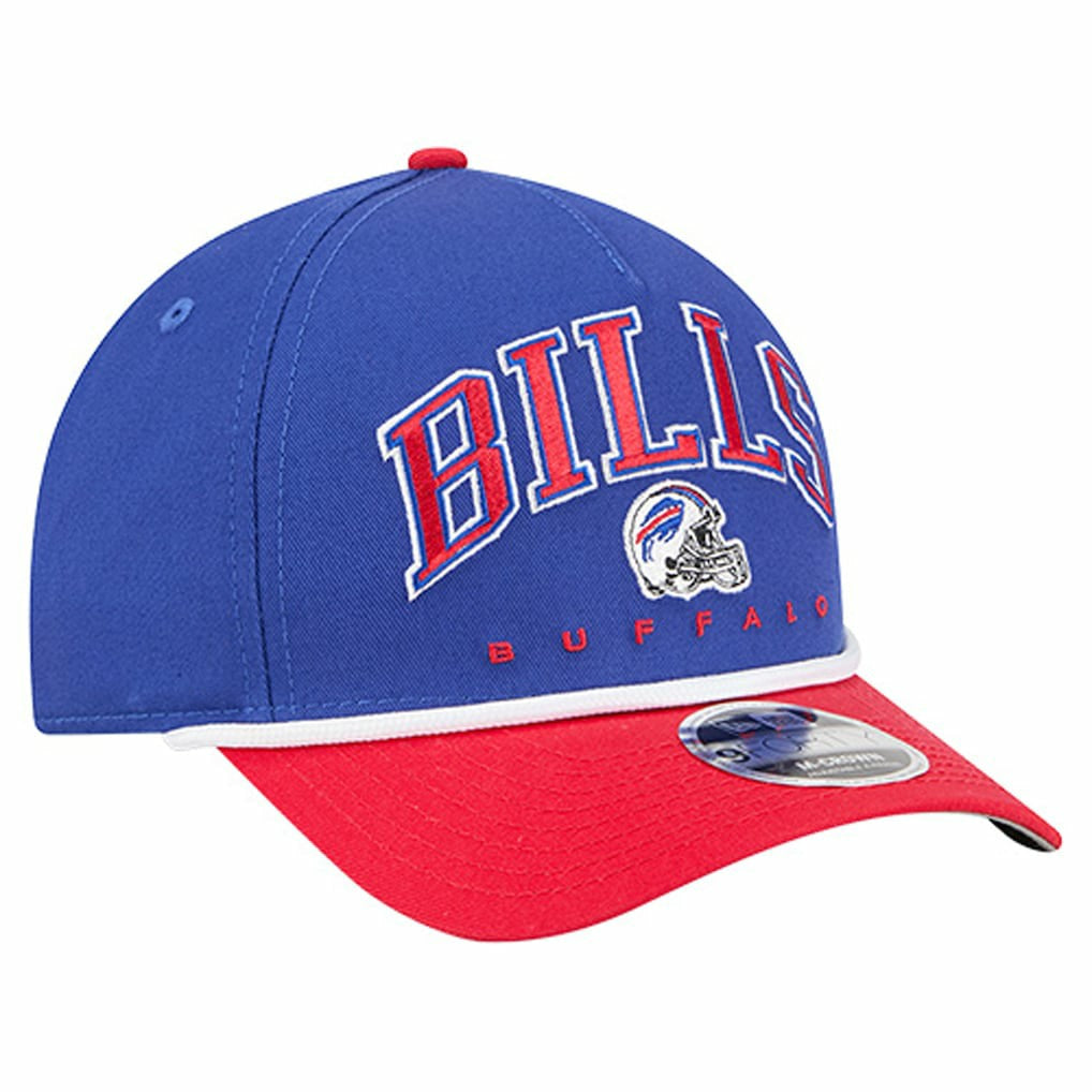Buffalo Bills New Era Arch COOLERA 9FORTY A-Frame M-Crown Adjustable Hat Royal | NFL