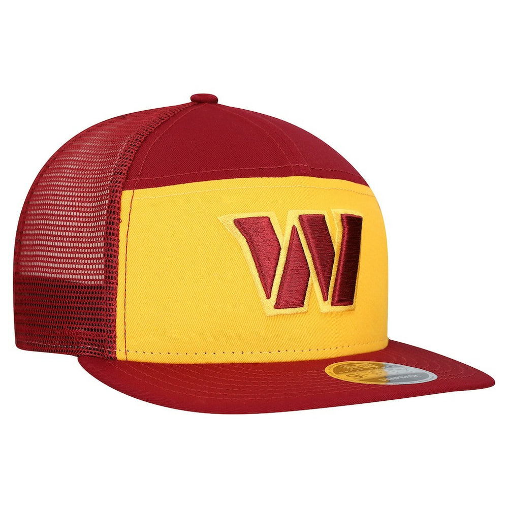Washington Commanders New Era Outdoor Split Panel 9FIFTY Snapback Hat Gold/Burgundy | NFL
