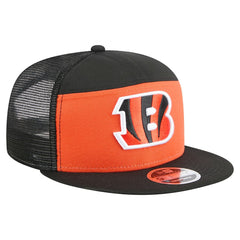 Cincinnati Bengals New Era Outdoor Split Panel 9FIFTY Snapback Hat Orange/Black | NFL