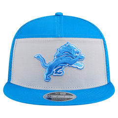 Detroit Lions New Era Outdoor Split Panel 9FIFTY Snapback Hat Gray/Blue | NFL