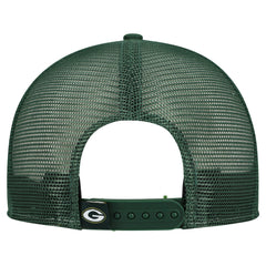 Green Bay Packers New Era Outdoor Split Panel 9FIFTY Snapback Hat Gold/Green | NFL