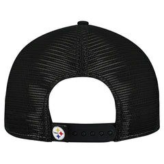 Pittsburgh Steelers New Era Outdoor Split Panel 9FIFTY Snapback Hat Gold/Black | NFL