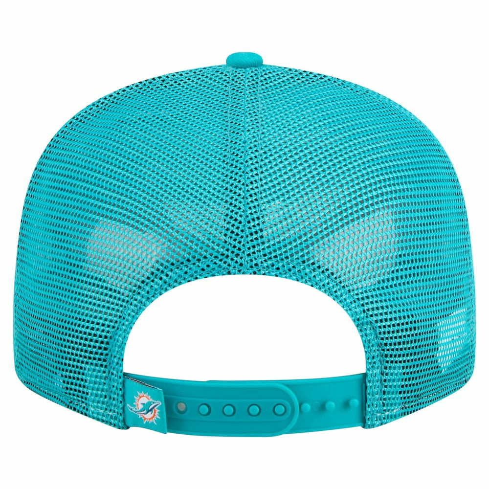 Miami Dolphins New Era Outdoor Split Panel 9FIFTY Snapback Hat Orange/Aqua | NFL