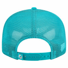 Miami Dolphins New Era Outdoor Split Panel 9FIFTY Snapback Hat Orange/Aqua | NFL