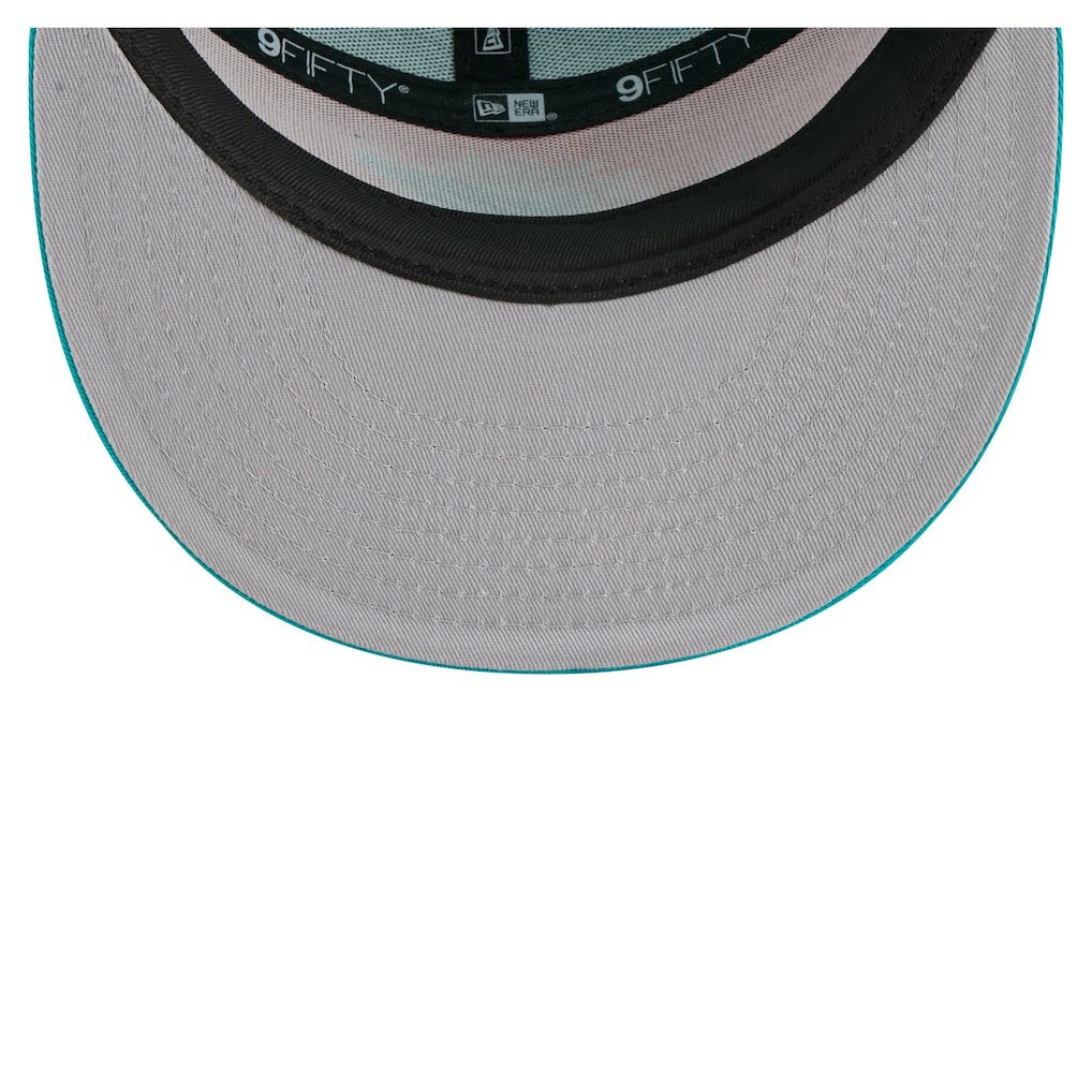 Miami Dolphins New Era Outdoor Split Panel 9FIFTY Snapback Hat Orange/Aqua | NFL