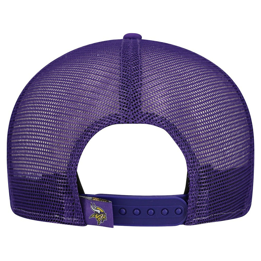 Minnesota Vikings New Era Outdoor Split Panel 9FIFTY Snapback Hat Gold/Purple | NFL