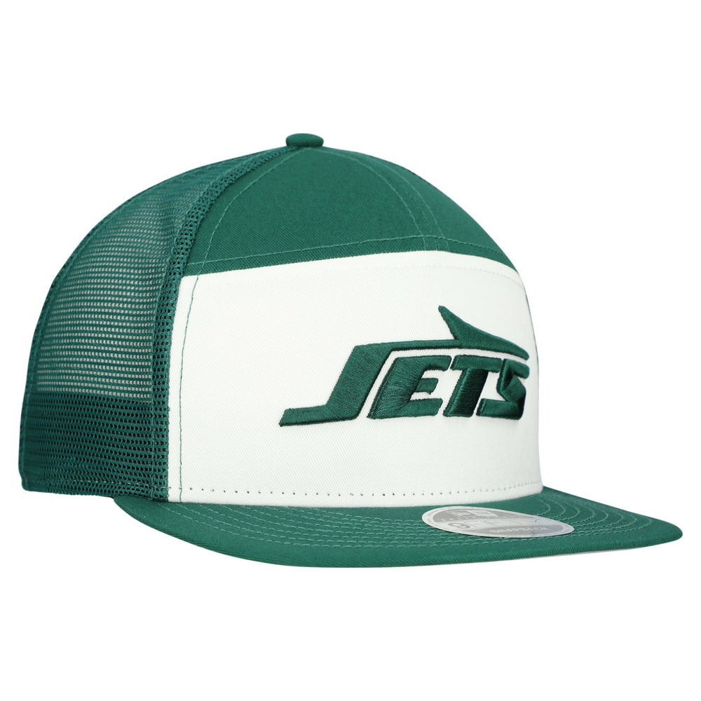 New York Jets New Era Outdoor Split Panel 9FIFTY Snapback Hat White/Green | NFL