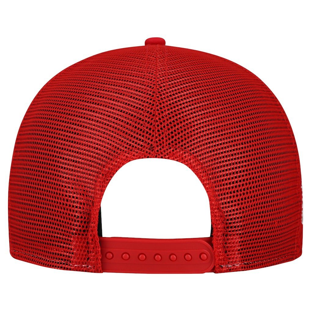 Kansas City Chiefs New Era Cutout A-Frame 9FIFTY Snapback Hat Cream/Red | NFL