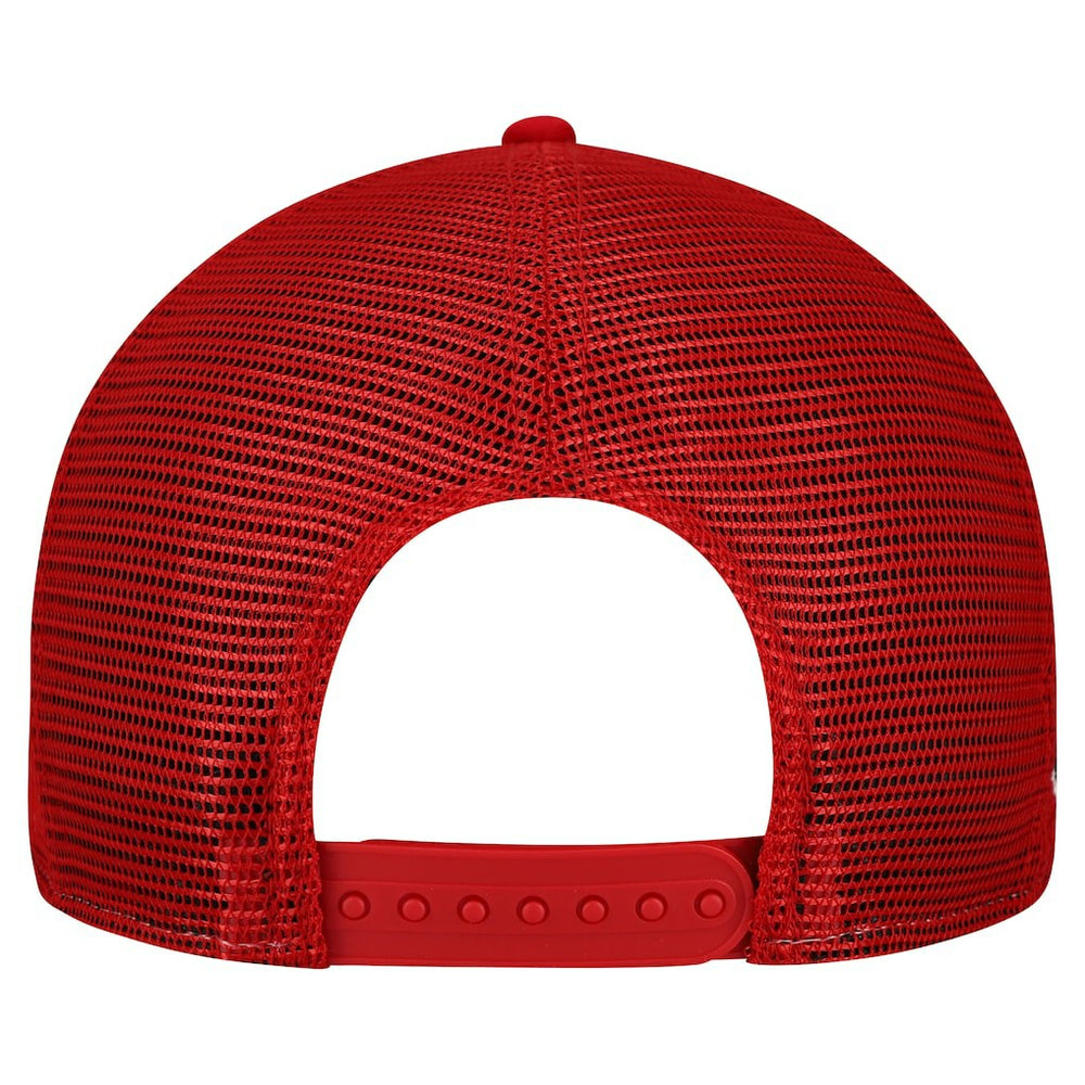 San Francisco 49ers New Era Cutout A-Frame 9FIFTY Snapback Hat Cream/Scarlet | NFL