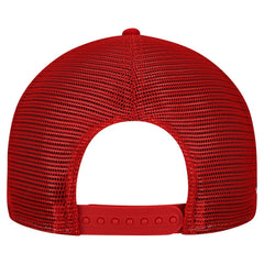 San Francisco 49ers New Era Cutout A-Frame 9FIFTY Snapback Hat Cream/Scarlet | NFL