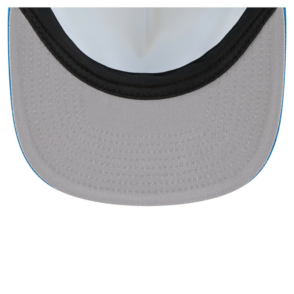 Detroit Lions New Era Cutout A-Frame 9FIFTY Snapback Hat Cream/Blue | NFL