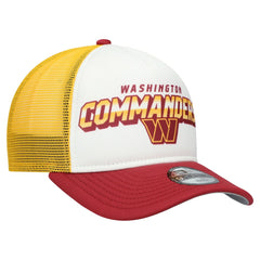 Washington Commanders New Era Youth Streak 9FORTY A-Frame Adjustable Hat White/Burgundy | NFL