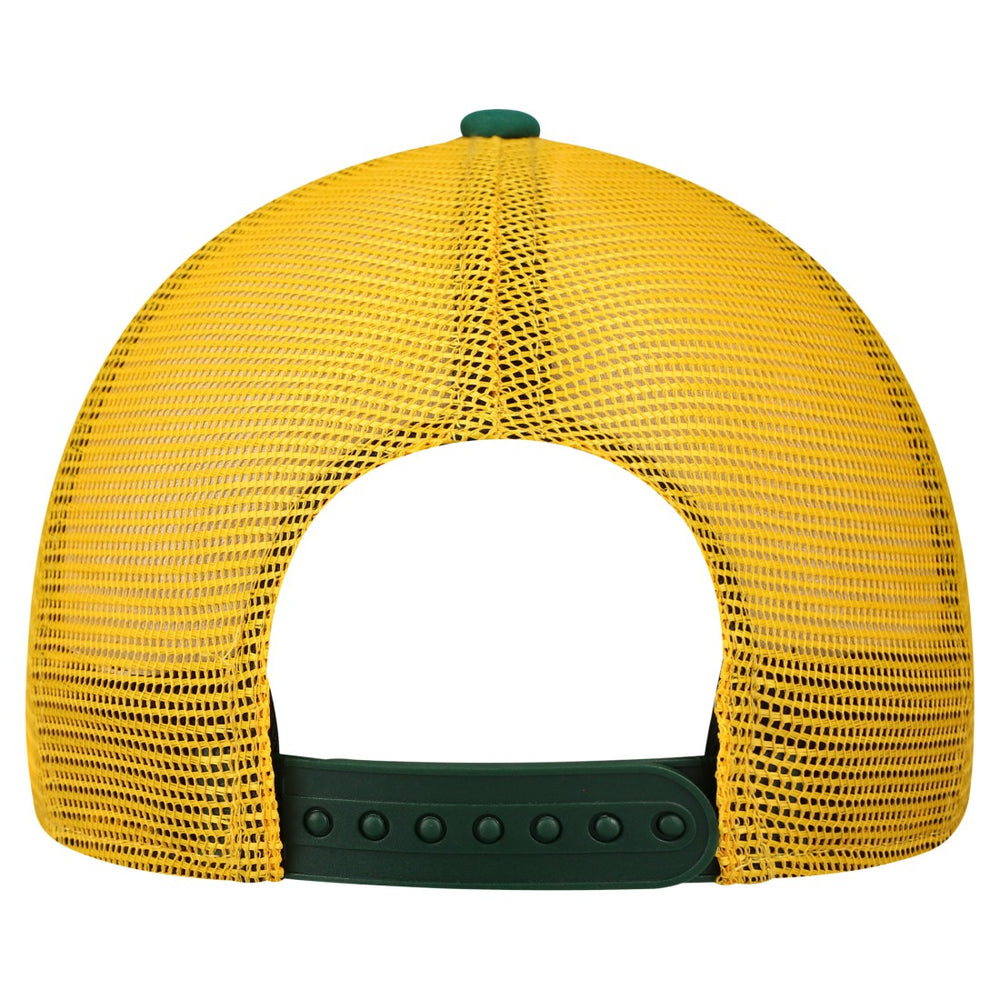Green Bay Packers New Era Youth Streak 9FORTY A-Frame Adjustable Hat White/Green | NFL