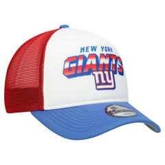 New York Giants New Era Youth Streak 9FORTY A-Frame Adjustable Hat White/Royal | NFL