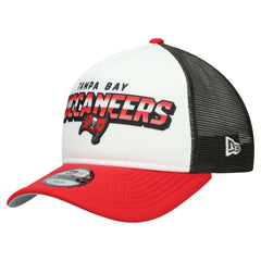 Tampa Bay Buccaneers New Era Youth Streak 9FORTY A-Frame Adjustable Hat White/Red | NFL