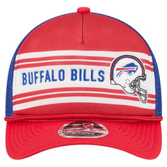 Buffalo Bills New Era Linear A-Frame 9FORTY Adjustable Hat Red | NFL