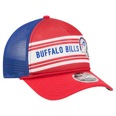 Buffalo Bills New Era Linear A-Frame 9FORTY Adjustable Hat Red | NFL