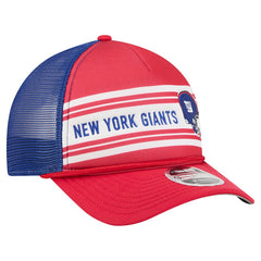 New York Giants New Era Linear A-Frame 9FORTY Adjustable Hat Red | NFL