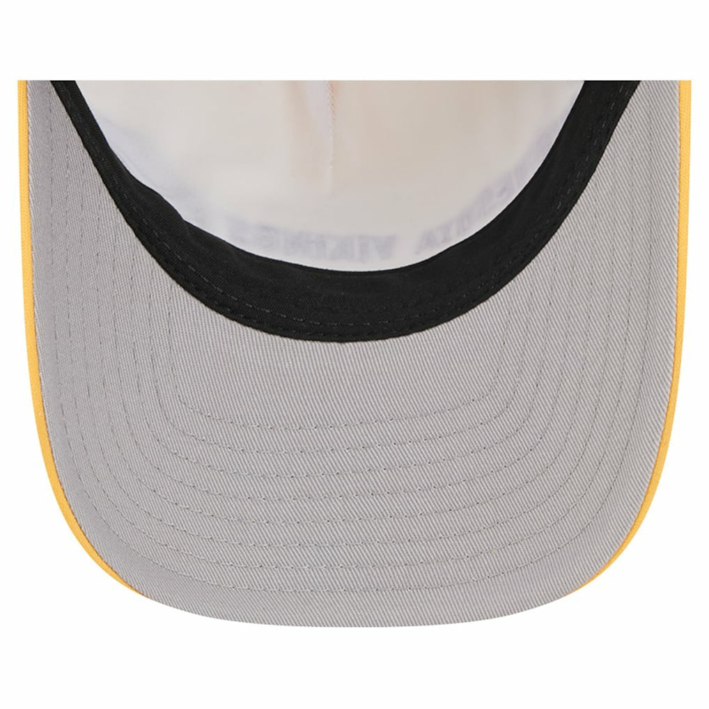 Minnesota Vikings New Era Linear A-Frame 9FORTY Adjustable Hat Gold | NFL