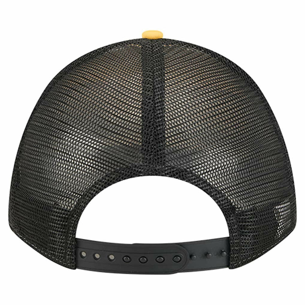 Pittsburgh Steelers New Era Linear A-Frame 9FORTY Adjustable Hat Gold | NFL