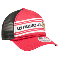 San Francisco 49ers New Era Linear A-Frame 9FORTY Adjustable Hat Red | NFL