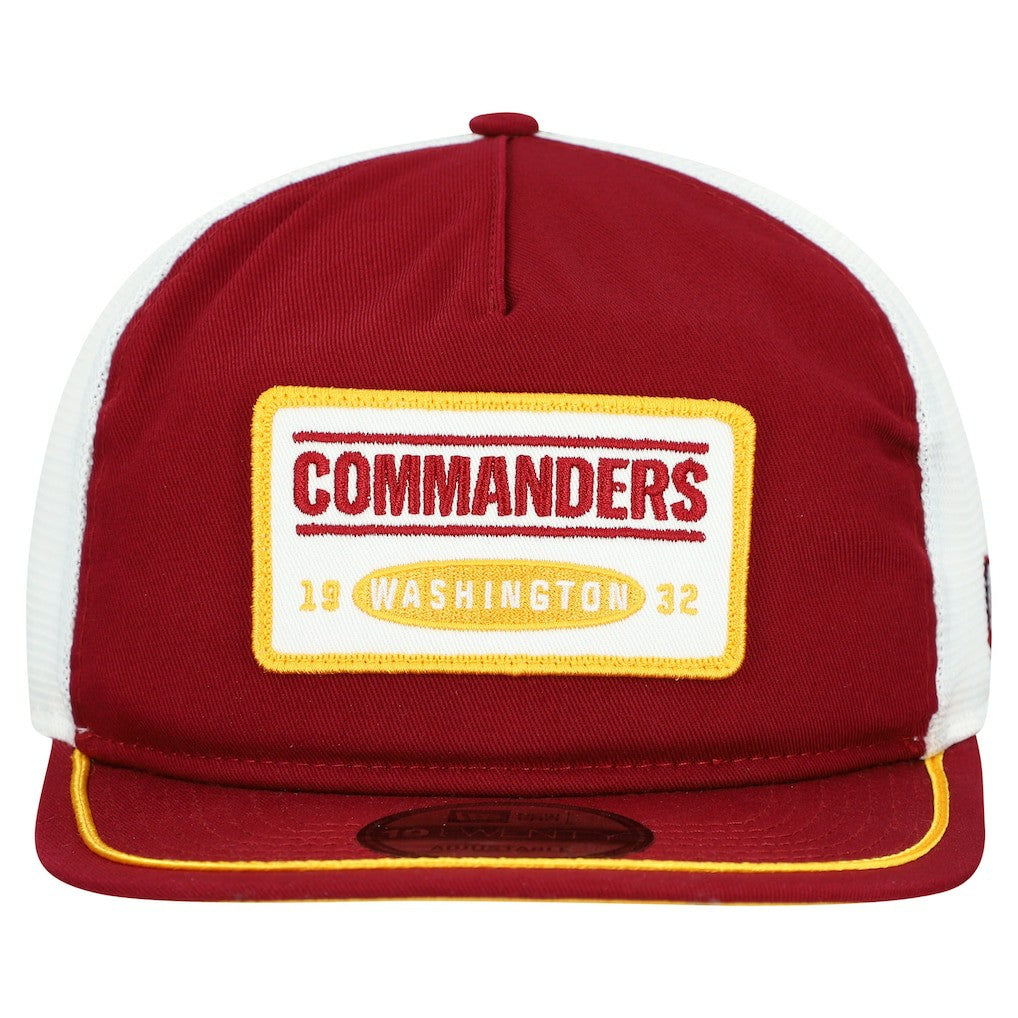 Washington Commanders New Era Patch 19TWENTY Adjustable Hat Burgundy/White | NFL