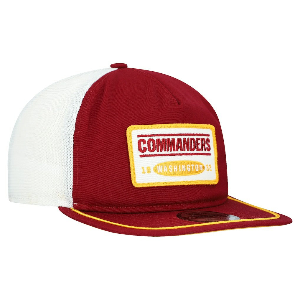 Washington Commanders New Era Patch 19TWENTY Adjustable Hat Burgundy/White | NFL