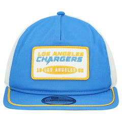 Los Angeles Chargers New Era Patch 19TWENTY Adjustable Hat Powder Blue/White | NFL