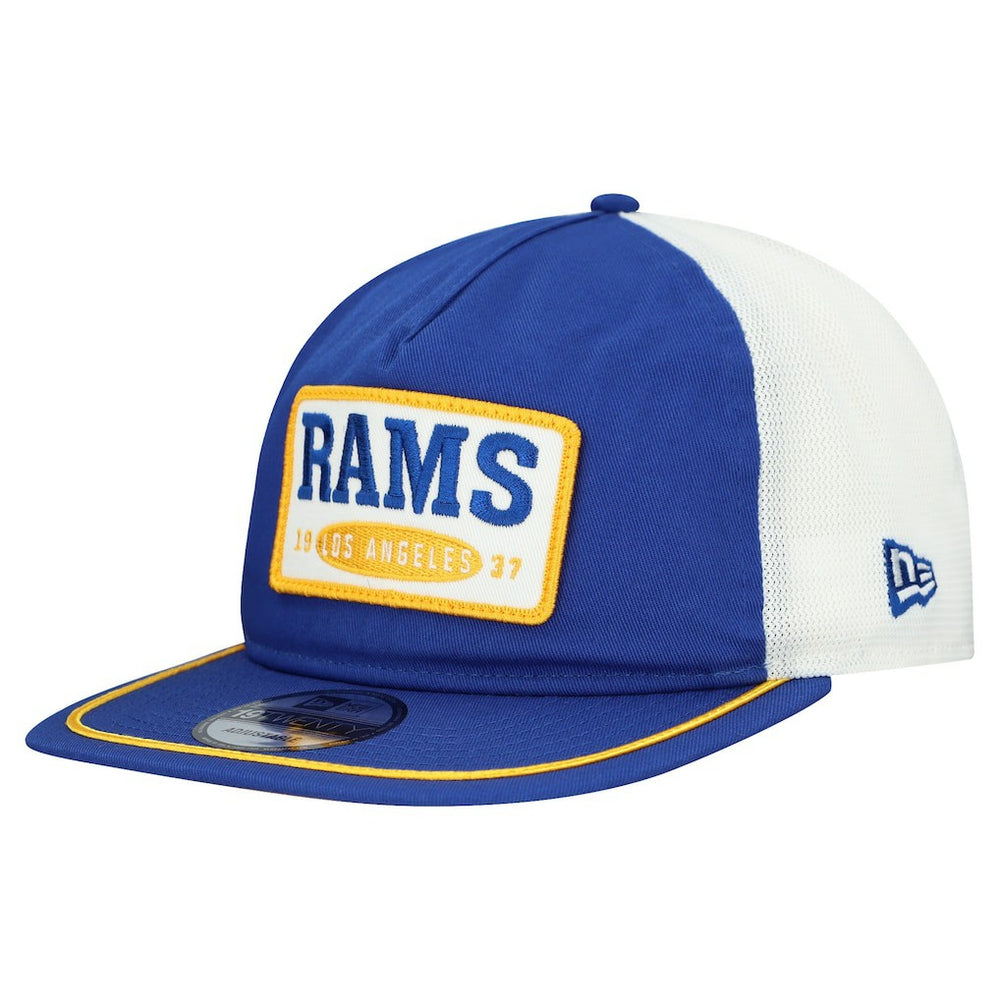 Los Angeles Rams New Era Patch 19TWENTY Adjustable Hat Royal/White | NFL