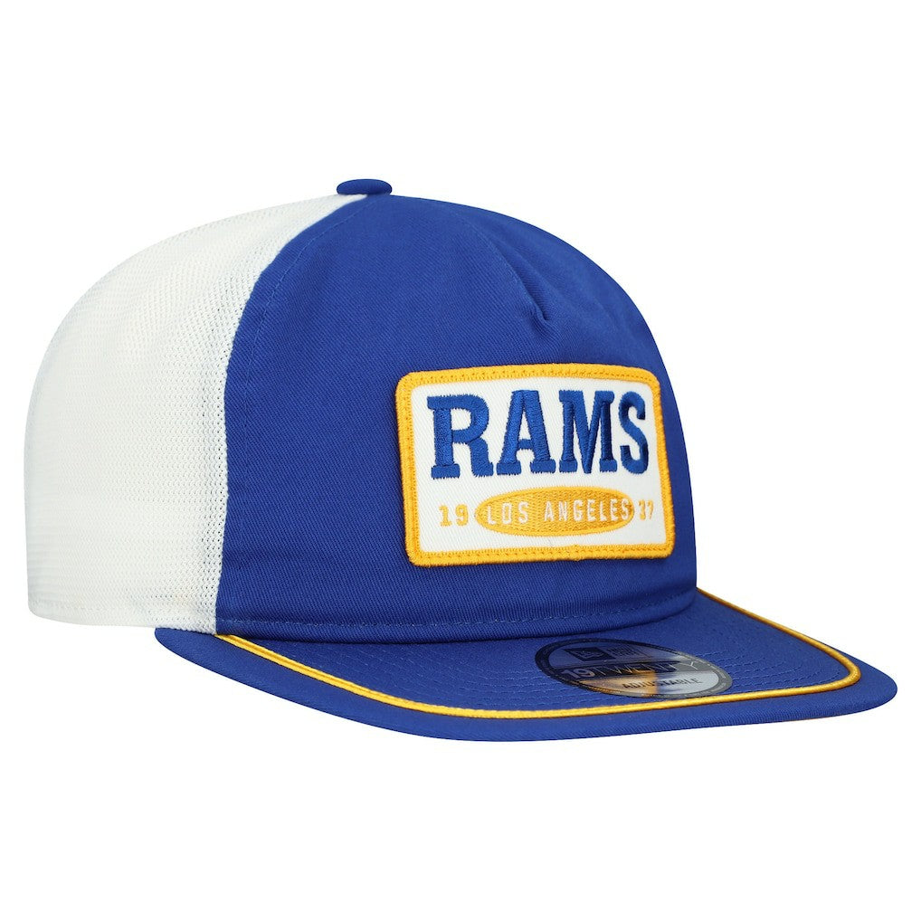 Los Angeles Rams New Era Patch 19TWENTY Adjustable Hat Royal/White | NFL