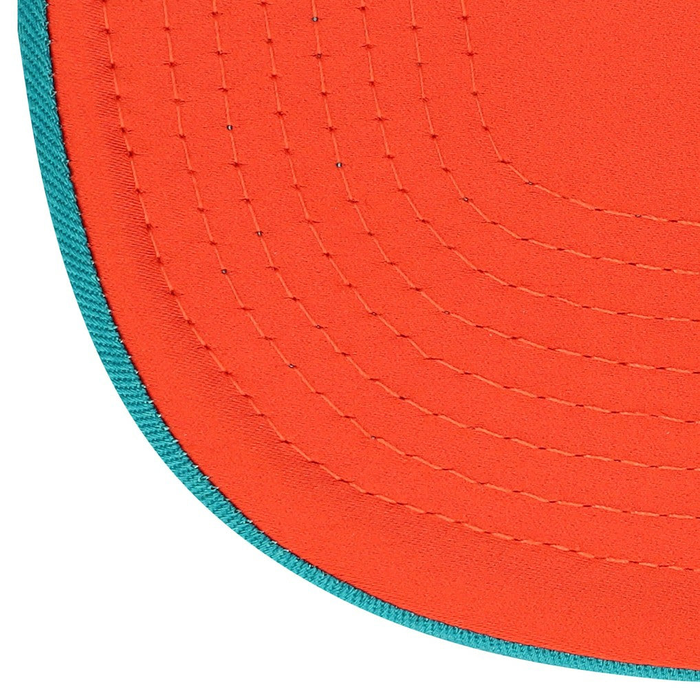 Miami Dolphins New Era Patch 19TWENTY Adjustable Hat Aqua/White | NFL