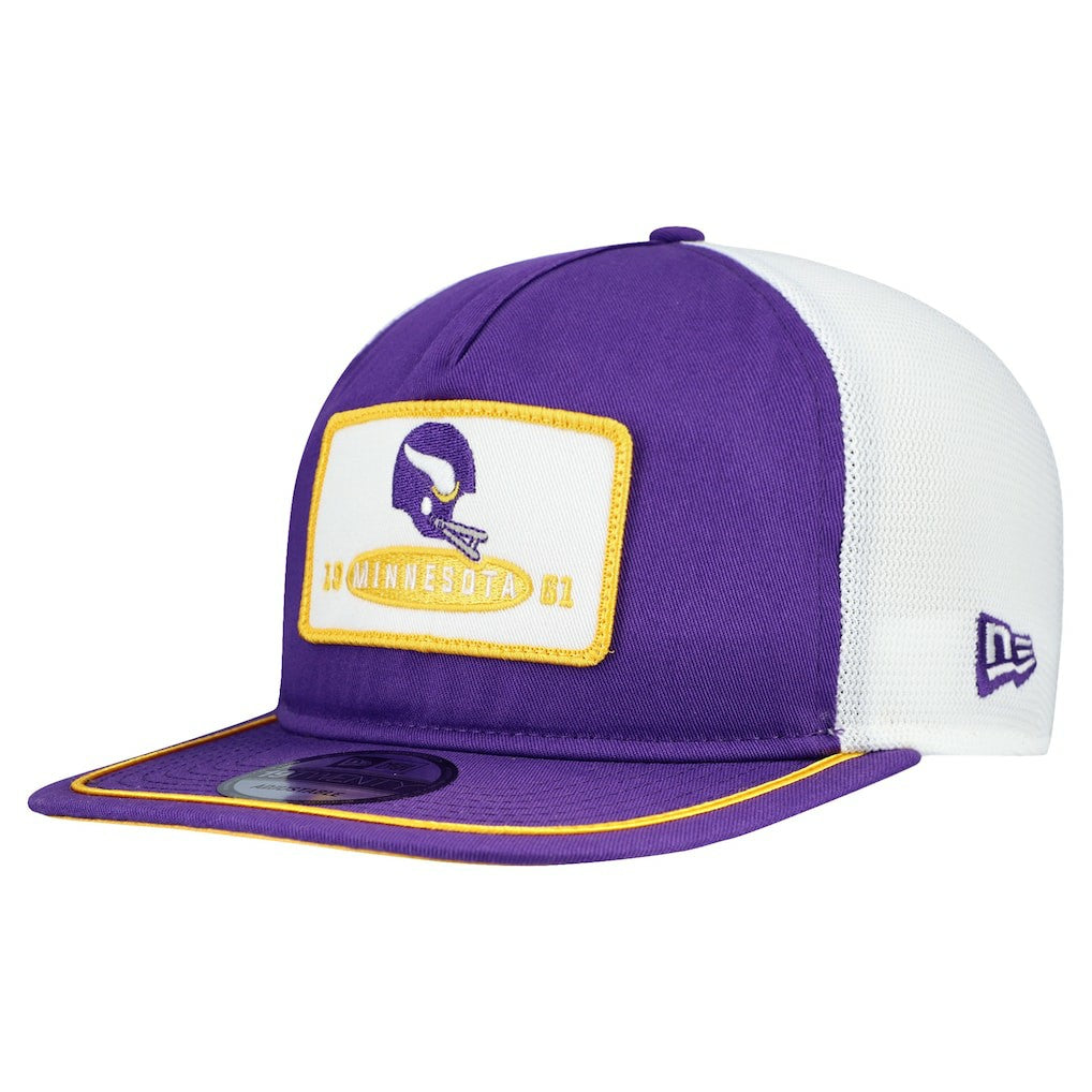 Minnesota Vikings New Era Patch 19TWENTY Adjustable Hat Purple/White | NFL
