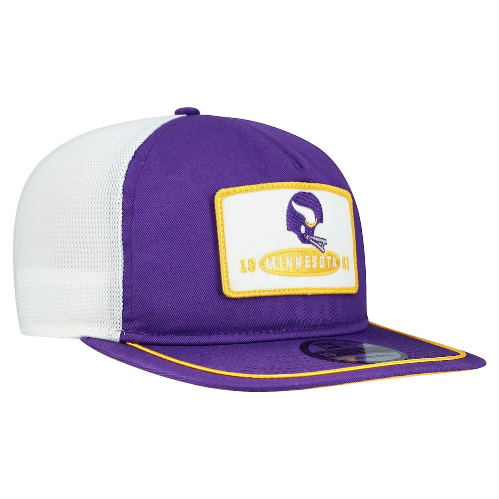 Minnesota Vikings New Era Patch 19TWENTY Adjustable Hat Purple/White | NFL