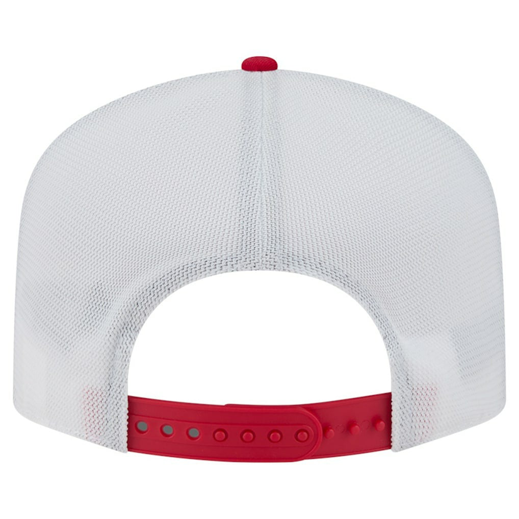 San Francisco 49ers New Era Patch 19TWENTY Adjustable Hat Scarlet/White | NFL