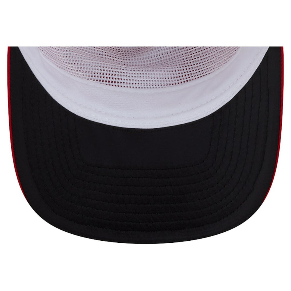 San Francisco 49ers New Era Patch 19TWENTY Adjustable Hat Scarlet/White | NFL