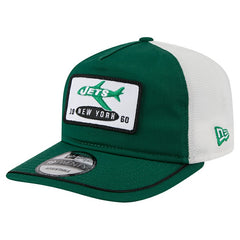 New York Jets New Era Patch 19TWENTY Adjustable Hat Green/White | NFL