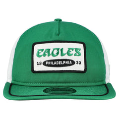 Philadelphia Eagles New Era Patch 19TWENTY Adjustable Hat Kelly Green/White | NFL