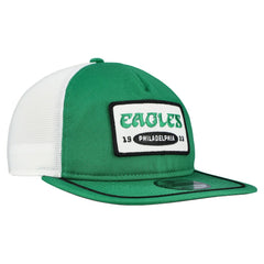 Philadelphia Eagles New Era Patch 19TWENTY Adjustable Hat Kelly Green/White | NFL